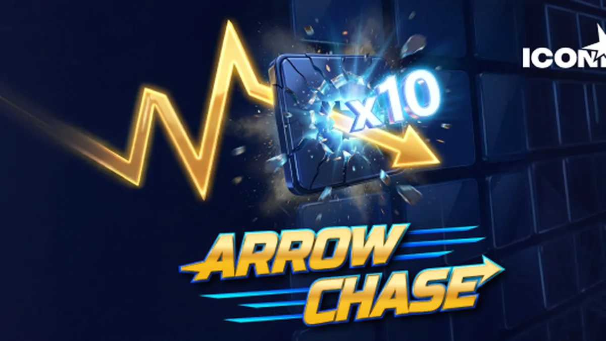 Isang visual na representasyon ng Arrow Chase na nagpapakita ng grid at arrow mechanics.